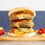 TRIPLE AMERICAN CHEESEBURGER