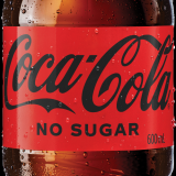 COKE NO SUGAR 600ML