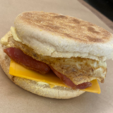 Bacon and Egg Toasted Muffin