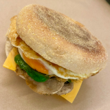 Vegetarain Toasted Muffin