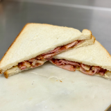 Bacon Sandwich and BBQ Sauce