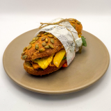 ROASTED VEGIE & HALLOUMI ROLL