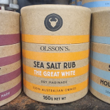 Olssons Sea Salt Rub - Great White - 140gms