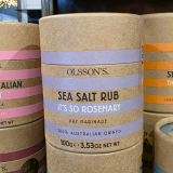 Olssons Sea Salt Rub - Rosemary - 140gms