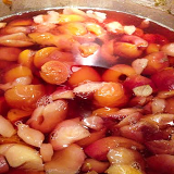 Poached fruit