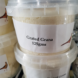 Grated Grana Padano cheese - tub 125gms