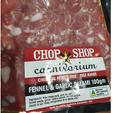Garlic and Fennel Salami by Chop shop