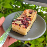 Raspberry & Almond Slice