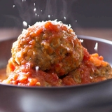 Meatballs in Napoli & Parmesan Cheese