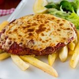 Chicken Parmi(With Chips & Salad)