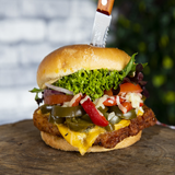 Fried and Prejudice Burger
