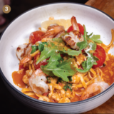 Chill Prawn and Blue Swimmer Crab Linguine