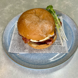 B1. Bacon & Egg roll BUN T/A (Available all day)
