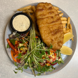 L. Take Away Fish w/ Chips & Salad