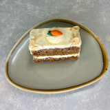 Carrot Cake Slice with Cream Cheese Icing