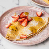 Strawberry & Passionfruit Crepe