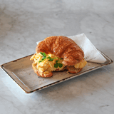 Croissant with Eggs