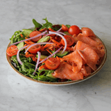 Garden Salad with Smoked Salmon