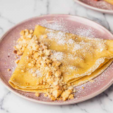 Caramel Crumble Crepe