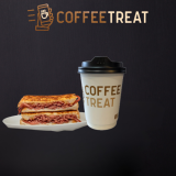 Ham & Cheese toasty with a 12oz Coffee