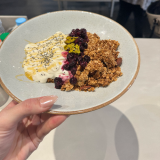 House made granola and yogurt