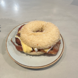 Bacon and Brie bagel
