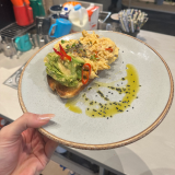 Chilli infused scrambled eggs