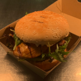 Chicken Burger with Salad